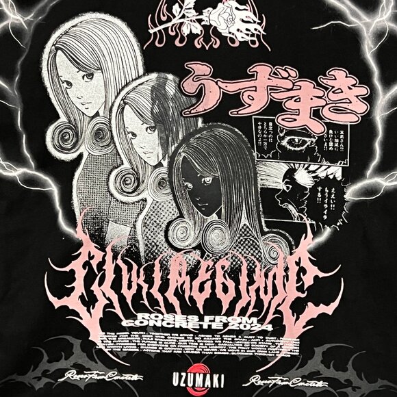 NWOT Civil Regime- Chapter 6 199X Uzumaki Oversized Tee - Picture 5 of 9